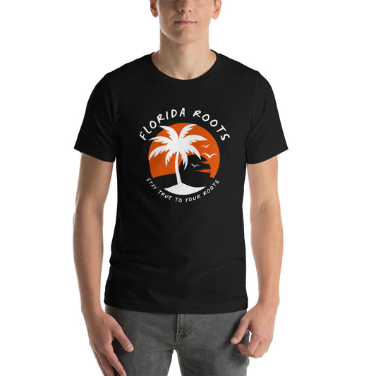 Beach Scene Logo - Unisex T-Shirt - Black or White