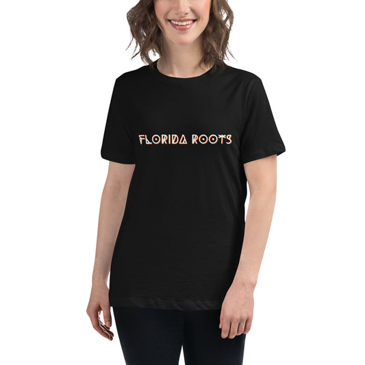 Florida Roots black - Women's Relaxed T-Shirt
