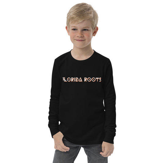 Florida Roots - Youth Long Sleeve Tee - Black or White